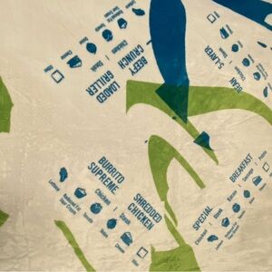 🌮 RARE Official Taco Bell Burrito Throw Blanket